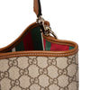 Gucci GG Emblem Medium Bucket Bag – Beige & Brown GG Fabric
