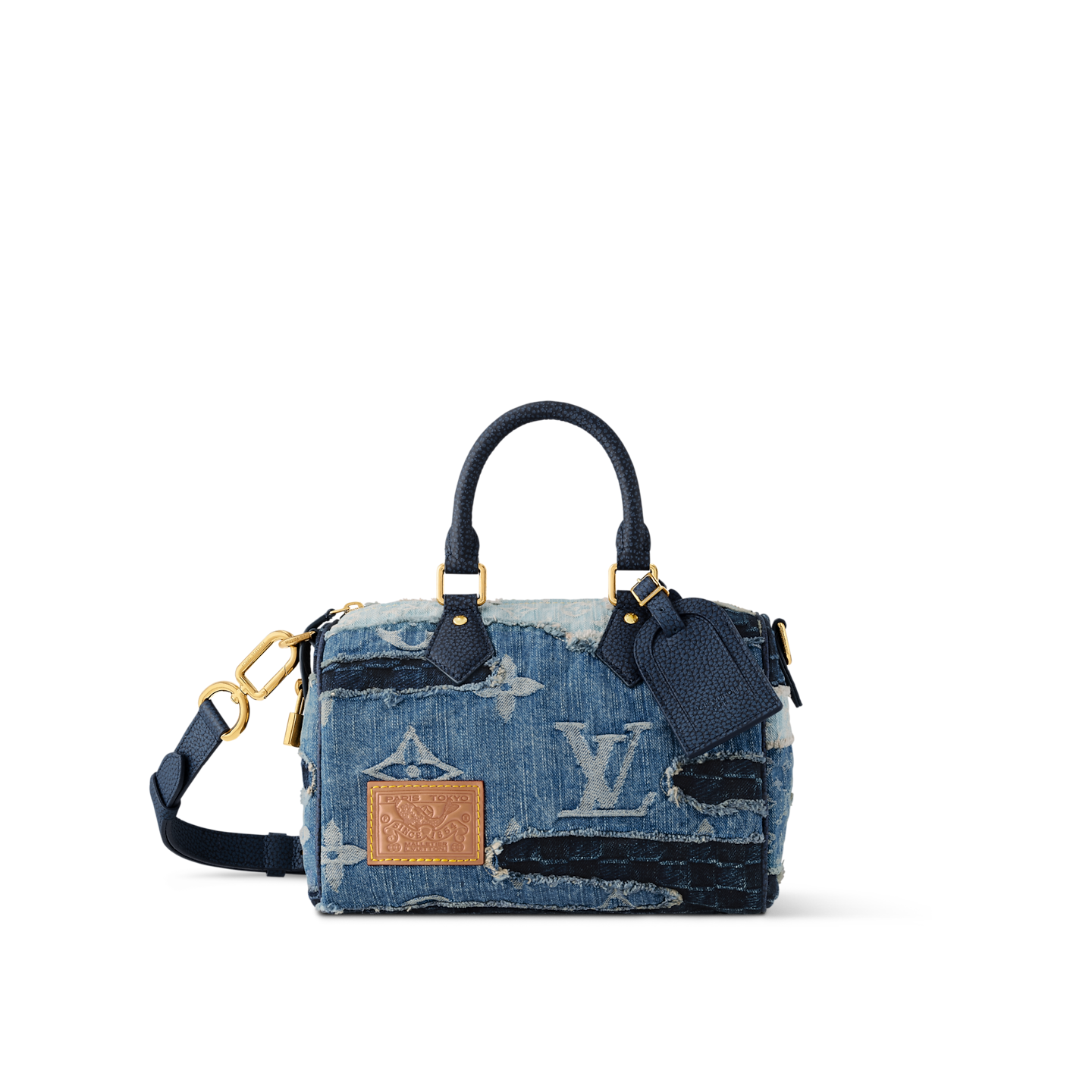 Louis Vuitton Speedy 25 Bandoulière – Blue Monogram Denim