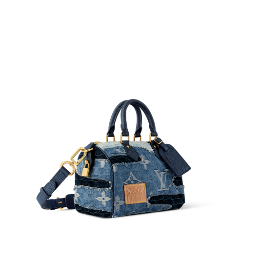 Louis Vuitton Speedy 25 Bandoulière – Blue Monogram Denim