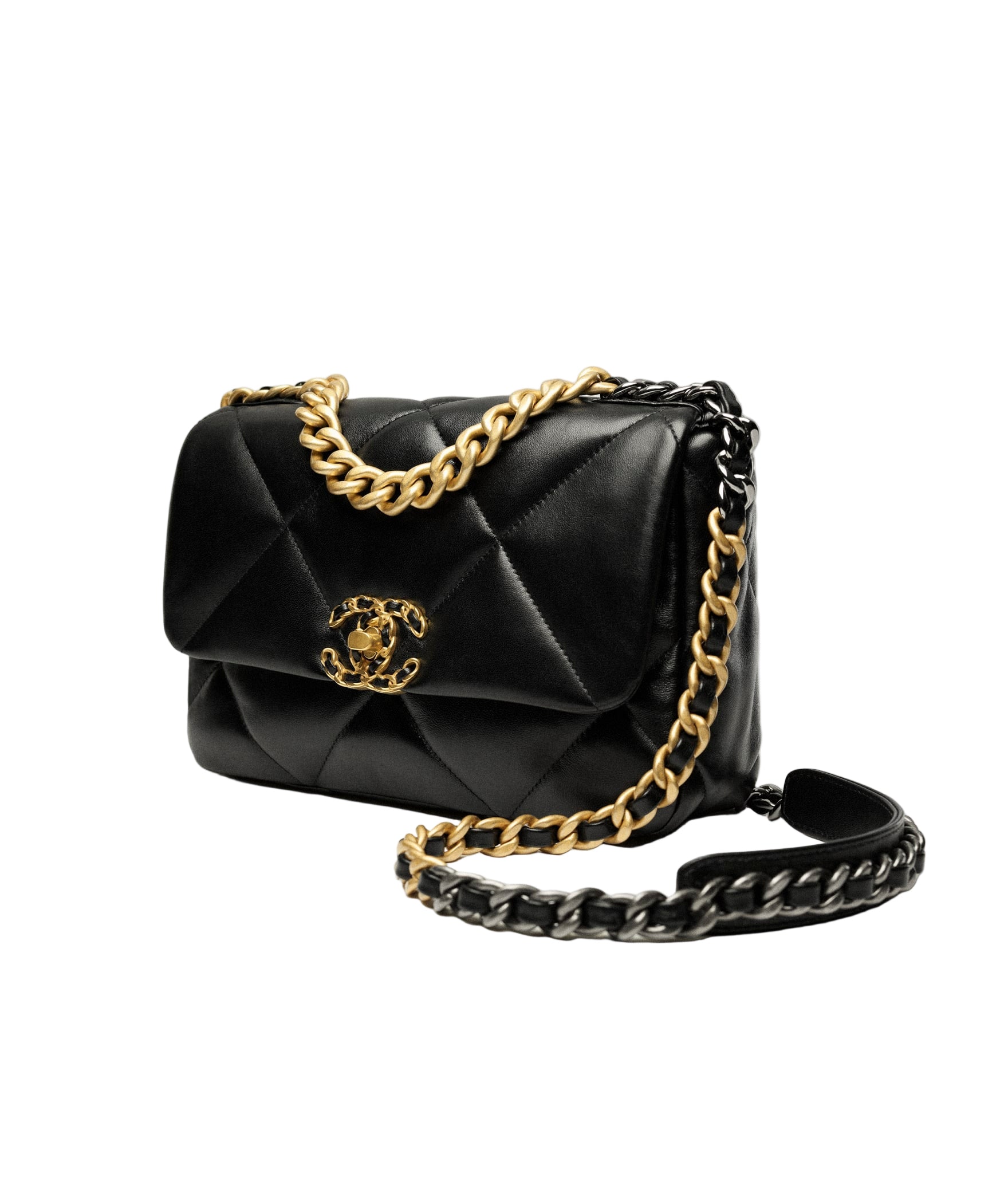 Chanel 19 Handbag – Black Quilted Leather (Medium)