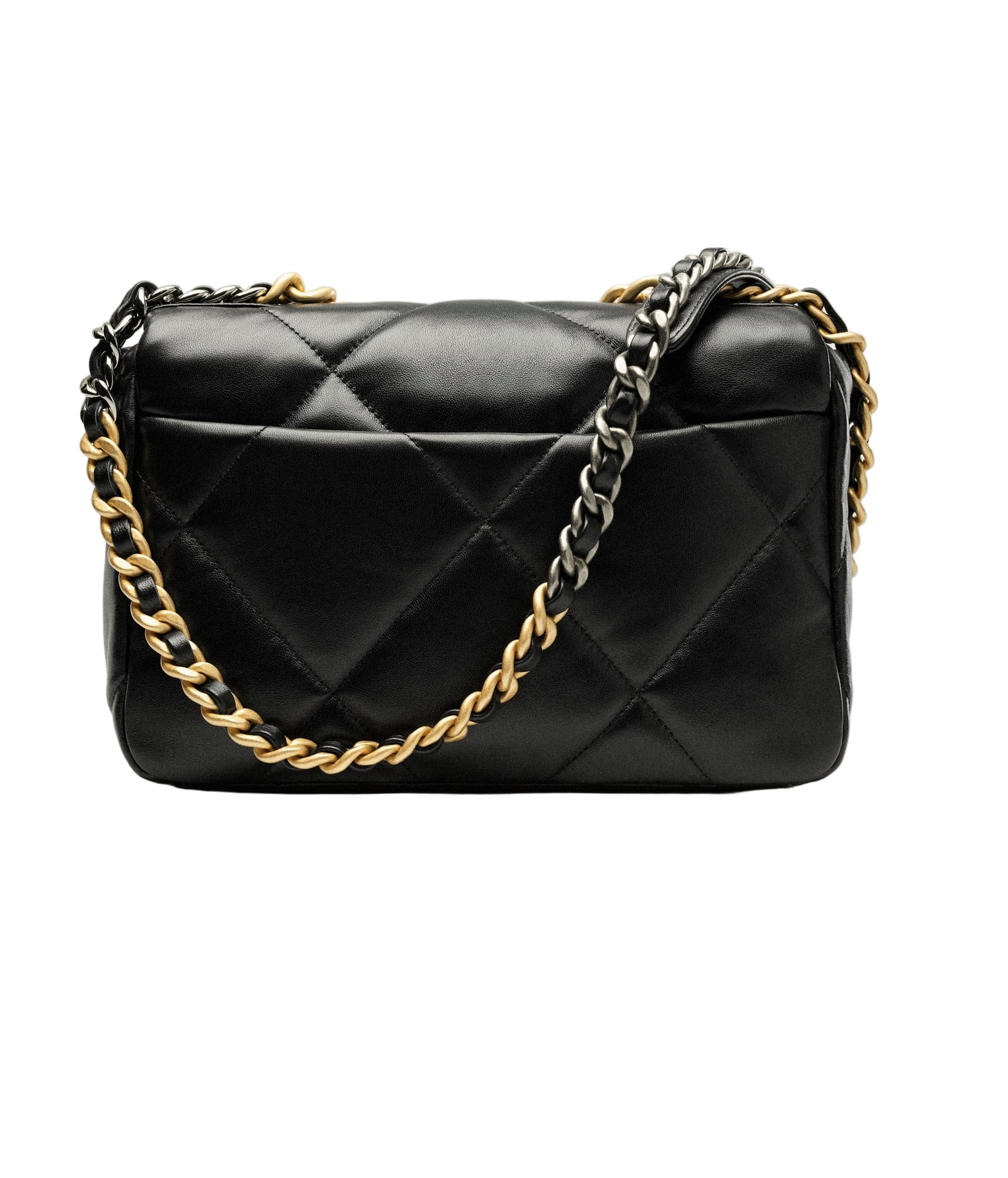 Chanel 19 Handbag – Black Quilted Leather (Medium)