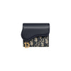 Dior Saddle Lotus Wallet – Blue Dior Oblique
