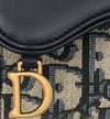 Dior Saddle Lotus Wallet – Blue Dior Oblique