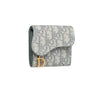 Dior Saddle Lotus Wallet – Gray Dior Oblique