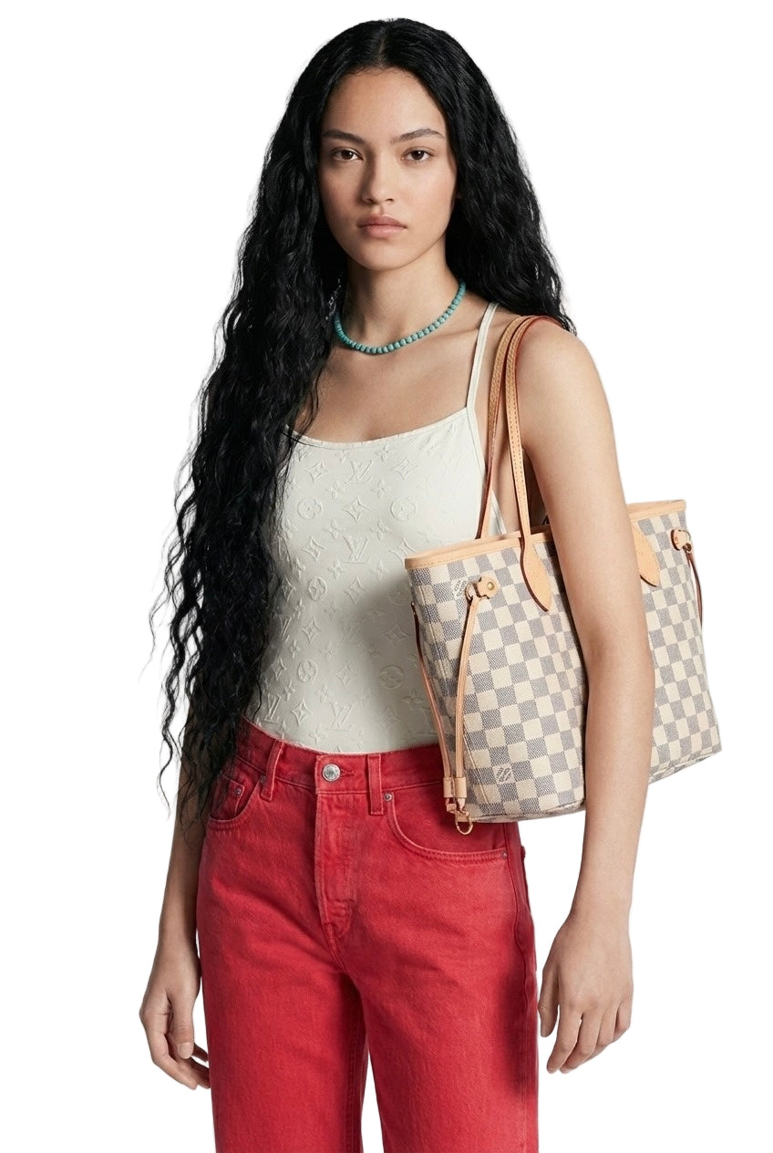 Louis Vuitton Neverfull PM Tote – Damier Azur Canvas