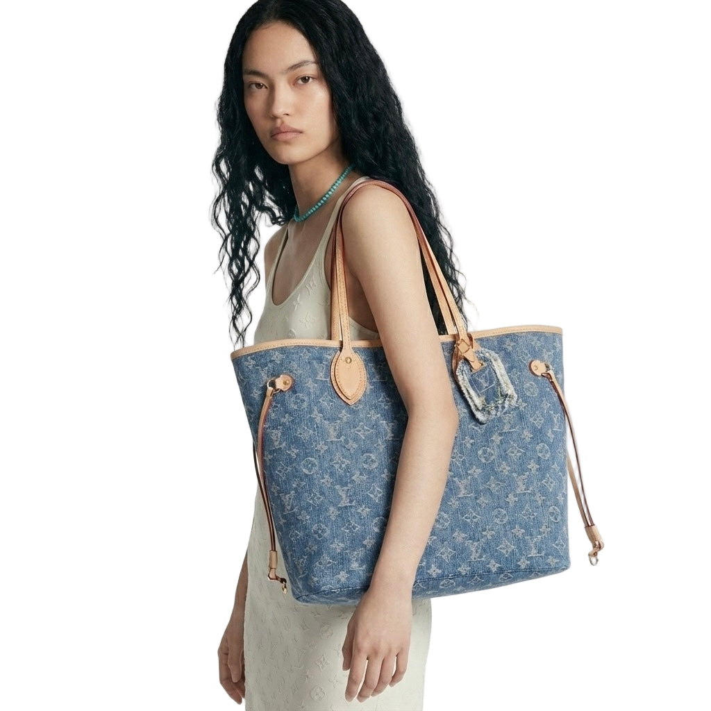 Louis Vuitton Neverfull MM Tote – Monogram Denim