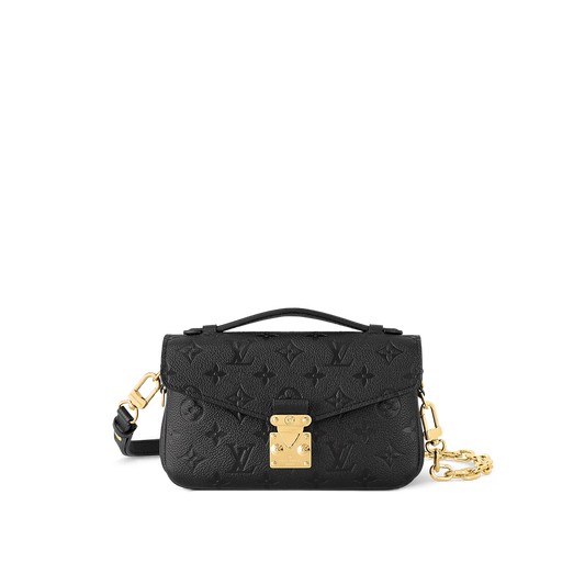 Louis Vuitton Pochette Métis East West – Black Monogram Empreinte Leather