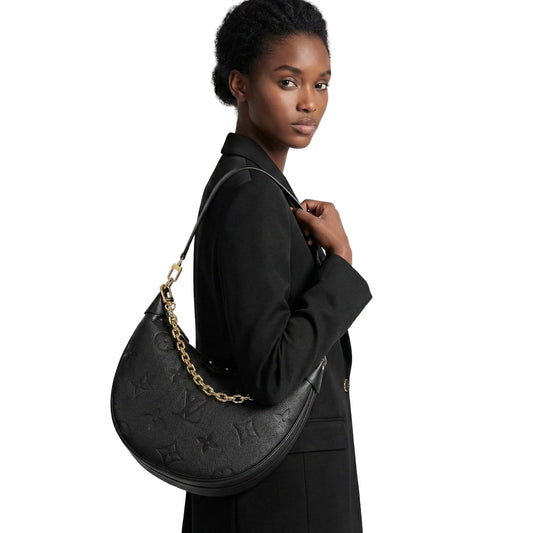 Louis Vuitton Loop Hobo Bag – Black Monogram Empreinte Leather