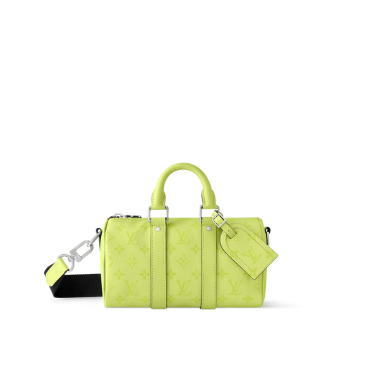 Keepall Bandoulière 25 Bag - Lemon Yellow Taigarama