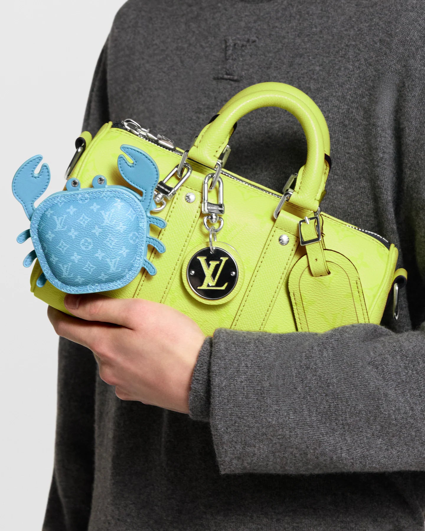 Keepall Bandoulière 25 Bag - Lemon Yellow Taigarama