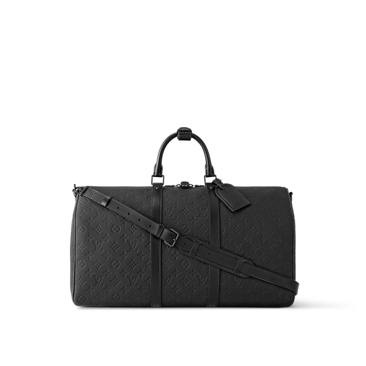 Louis Vuitton Keepall Bandoulière 50 – Black Monogram Taurillon Leather