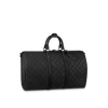 Louis Vuitton Keepall Bandoulière 50 – Black Monogram Taurillon Leather
