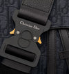 Saddle Bag - Black Dior Oblique Jacquard