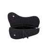 Saddle Bag - Black Dior Oblique Jacquard