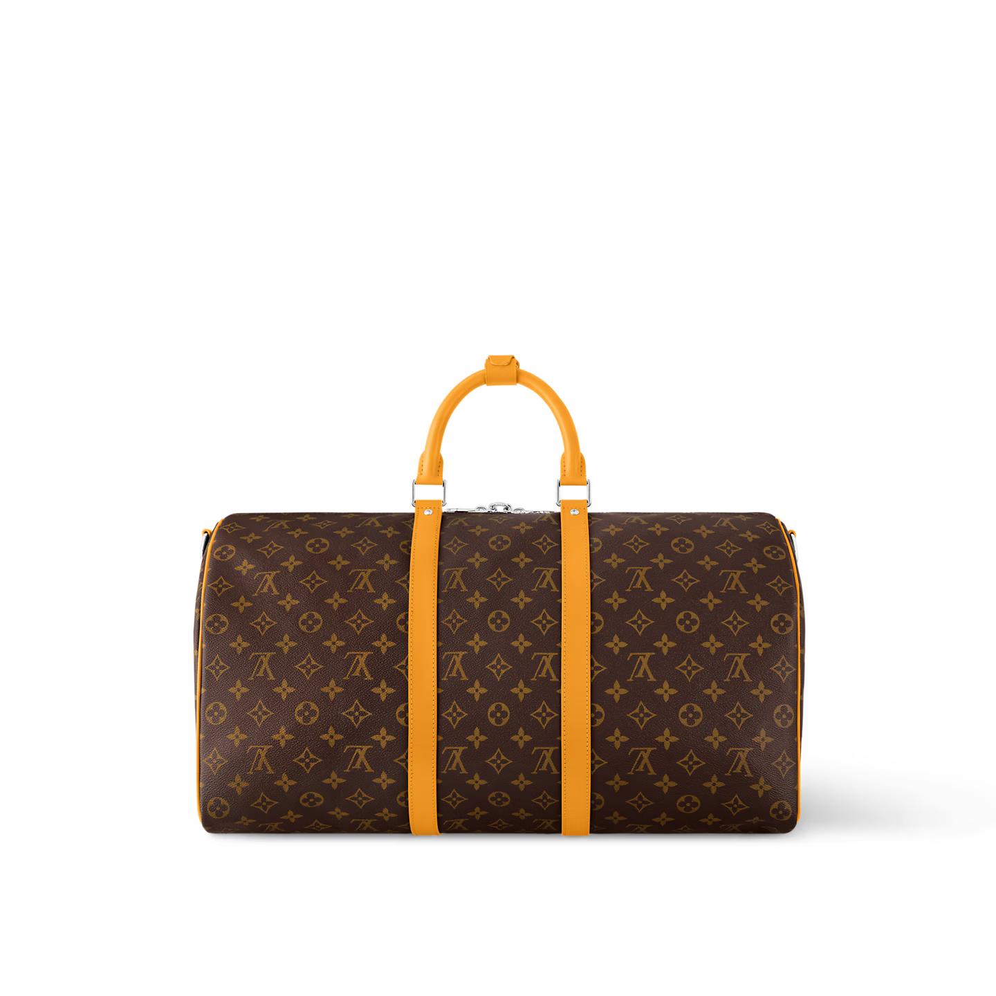 Keepall Bandoulière 50 - Monogram Macassar Canvas Safran Yellow