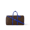 Keepall Bandoulière 50 - Monogram Macassar Canvas Indigo Blue