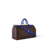 Keepall Bandoulière 50 - Monogram Macassar Canvas Indigo Blue