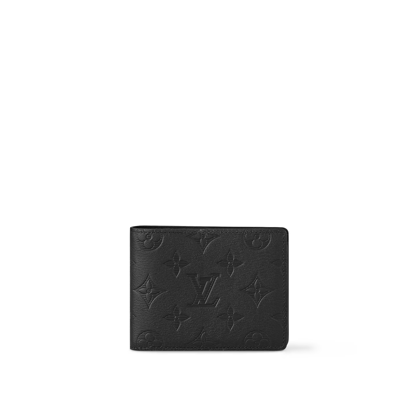 Multiple Wallet - Black Monogram Shadow Calfskin