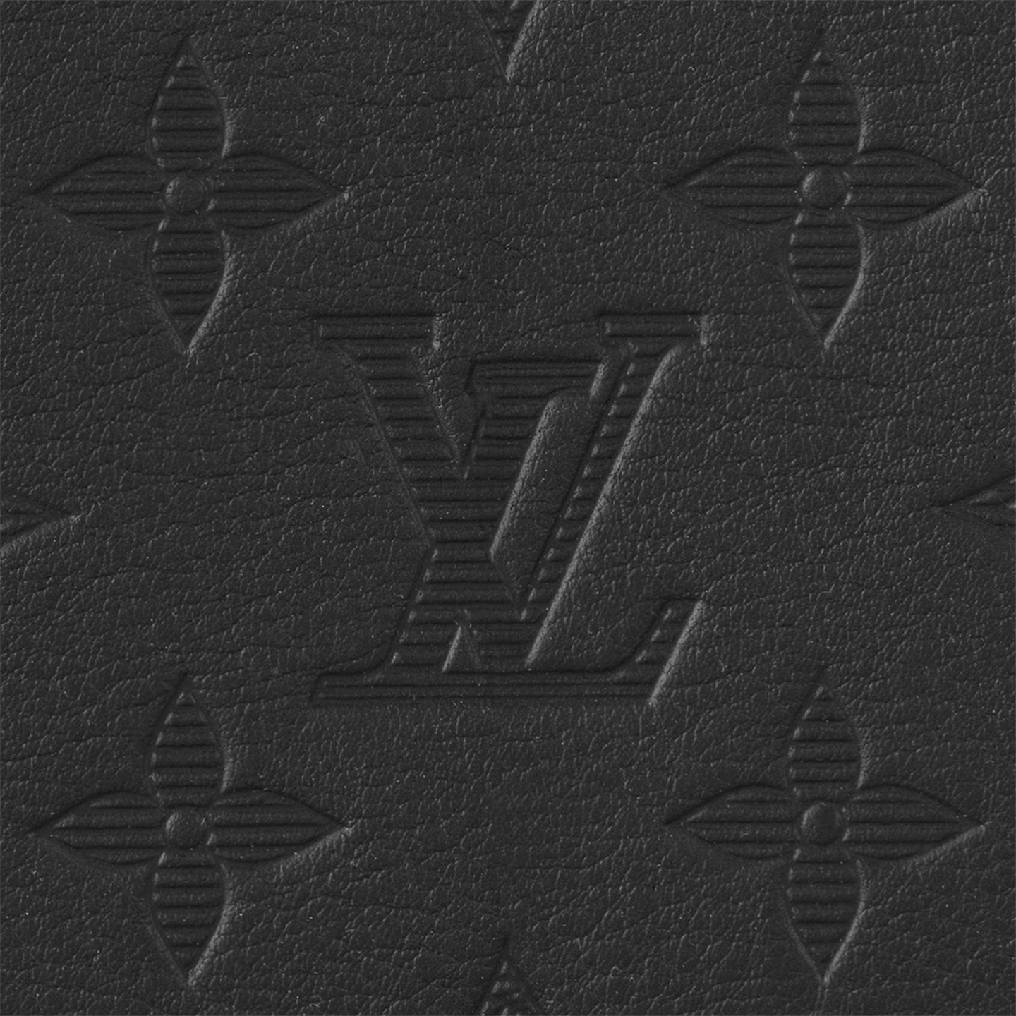 Multiple Wallet - Black Monogram Shadow Calfskin