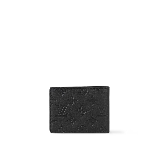 Multiple Wallet - Black Monogram Shadow Calfskin