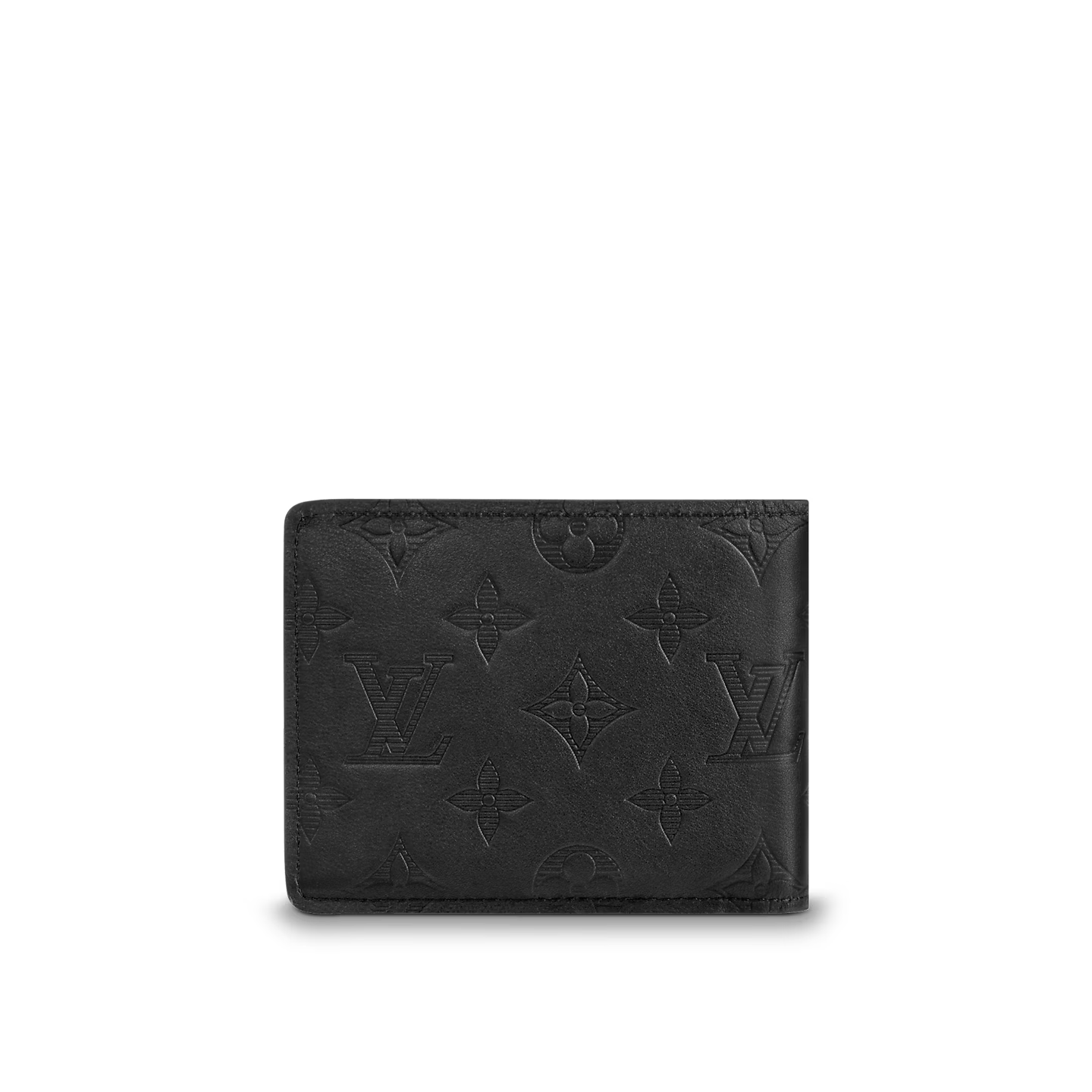 Multiple Wallet - Black Monogram Shadow Calfskin