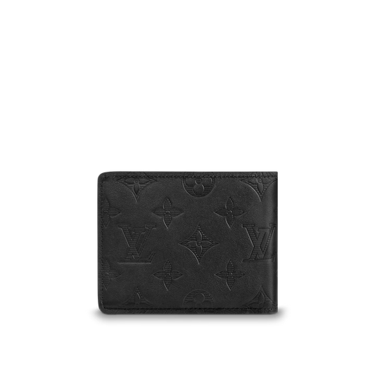 Multiple Wallet - Black Monogram Shadow Calfskin