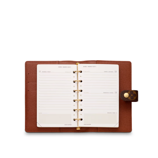 Louis Vuitton R20005 Icon Small Ring Agenda Cover – Monogram Canvas