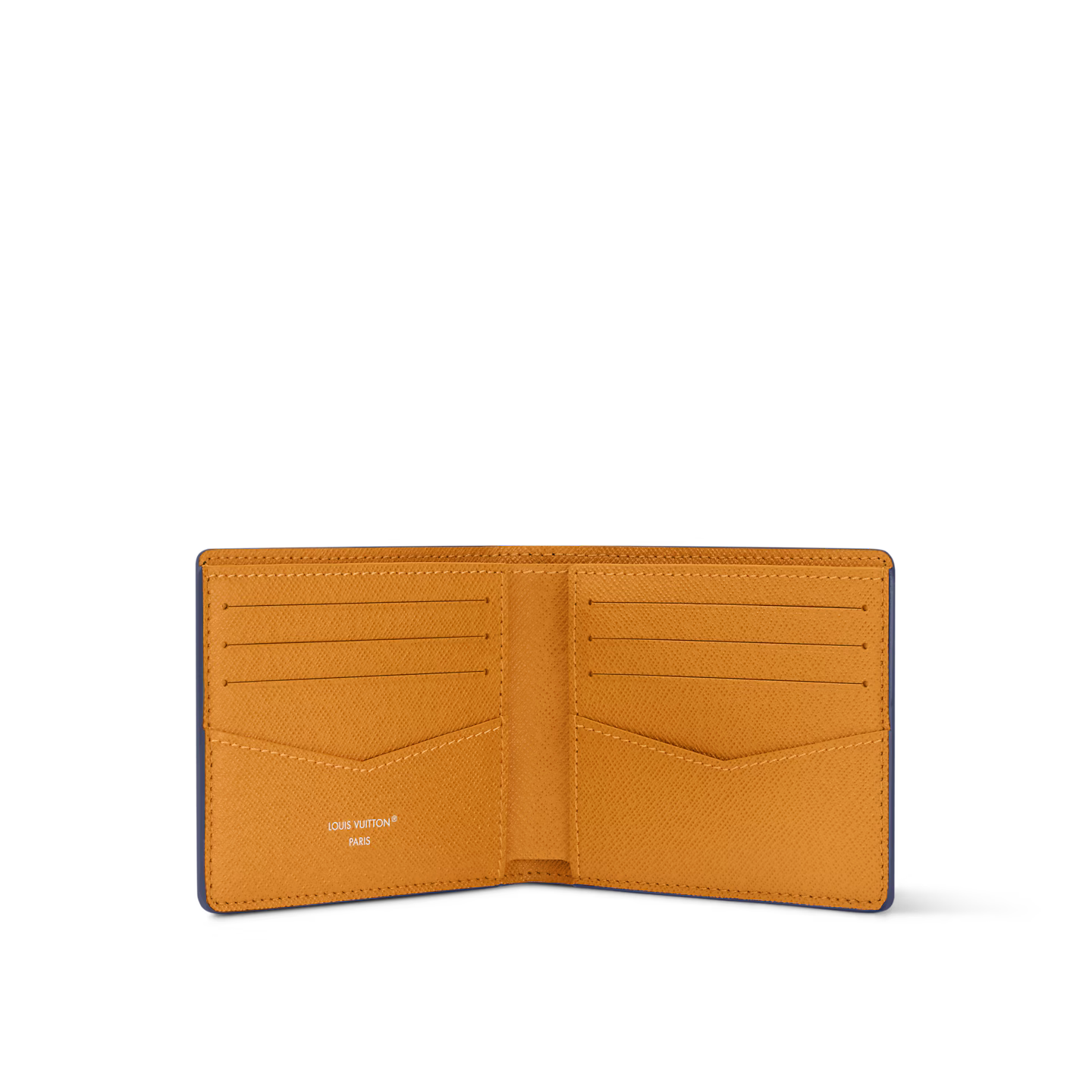 Louis Vuitton M25795 Slender Wallet – Men's – Monogram Heritage Blue Stripes