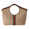 Gucci Giglio Large Tote Bag – Beige & Brown GG Supreme Canvas