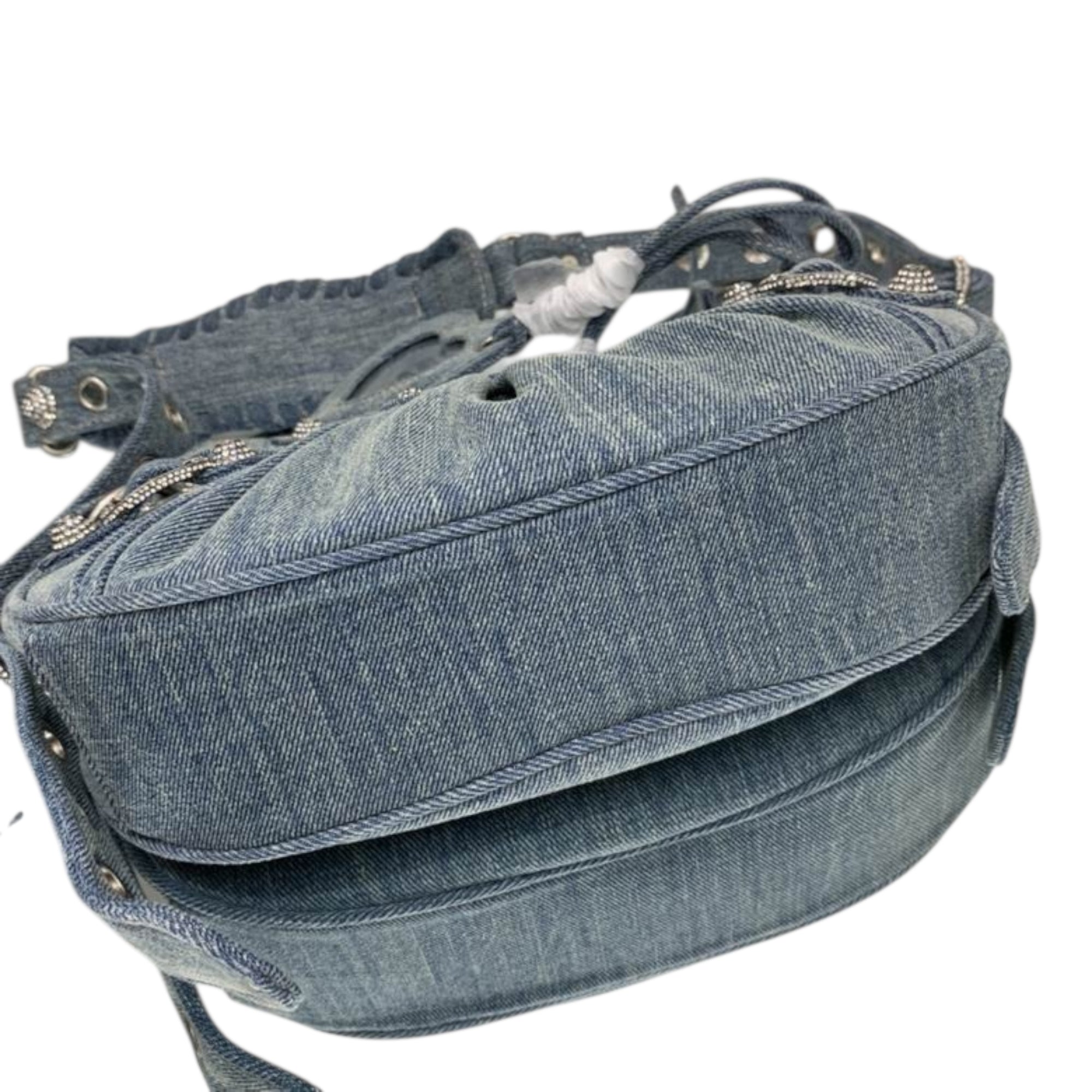 Balenciaga Le Cagole XS Shoulder Bag – Blue Denim