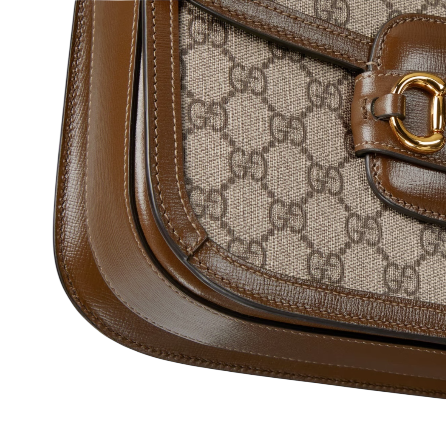 Gucci Horsebit 1955 Medium Shoulder Bag – GG Supreme Brown