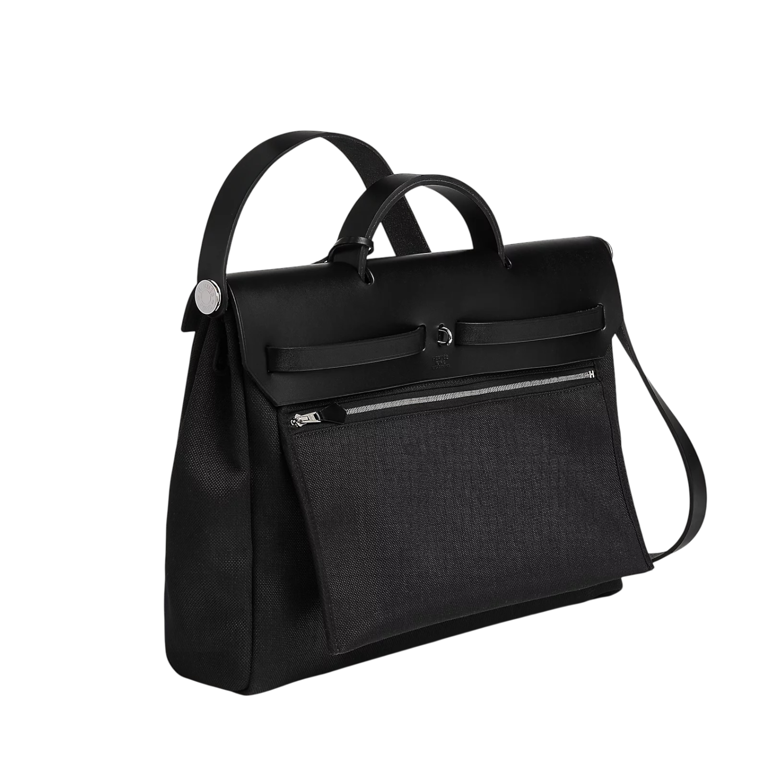 Hermès Herbag Messenger 39 – Black Militaire Canvas
