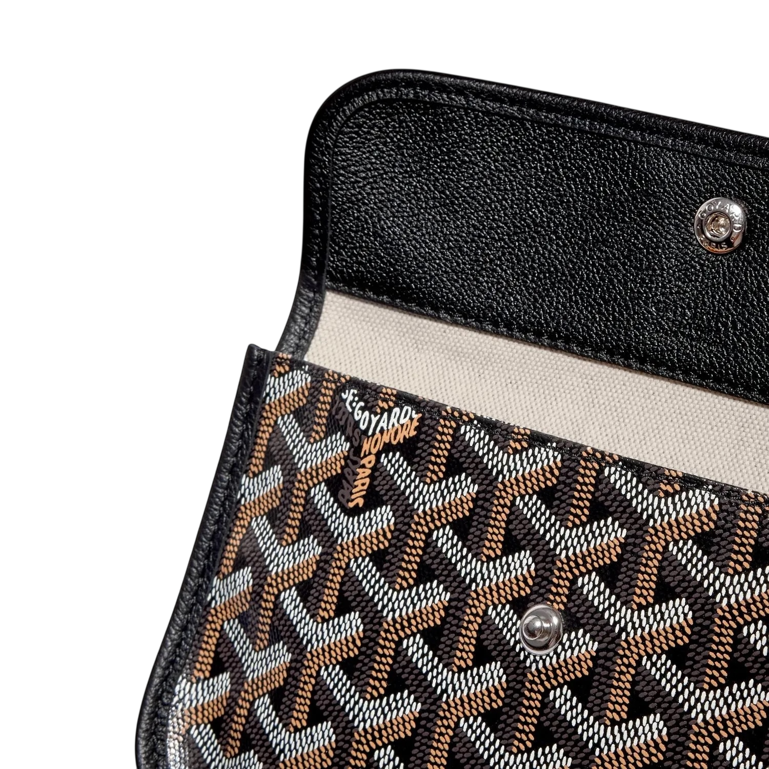 Goyard Saint Louis PM Bag – Black Goyardine Canvas