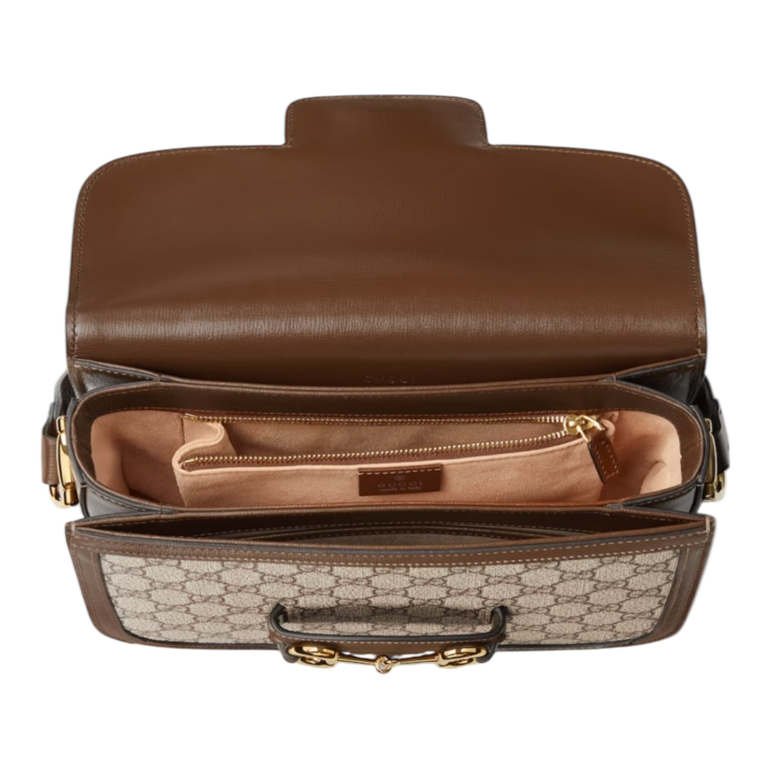 Gucci Horsebit 1955 Medium Shoulder Bag – GG Supreme Brown