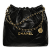 Chanel 22 Handbag – Medium – Black Shiny Calfskin