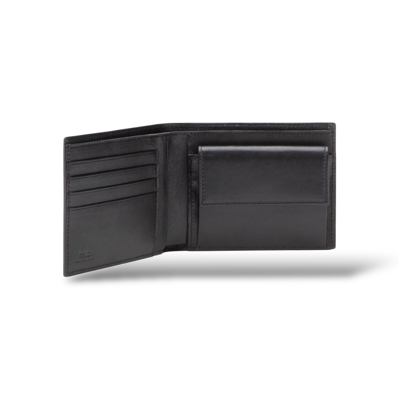 Fendi Diagonal Bi-Fold Wallet – Gray FF Fabric