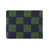 Louis Vuitton N00142 Multiple Wallet – Damier Heritage Blue/Green (Fashion Show)
