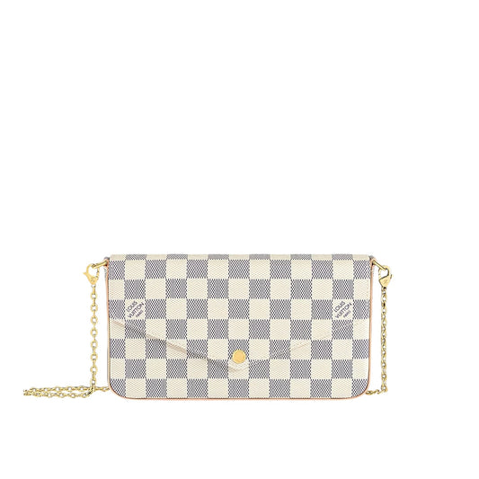 Louis Vuitton Félicie Pochette – Women's – Damier Azur Canvas