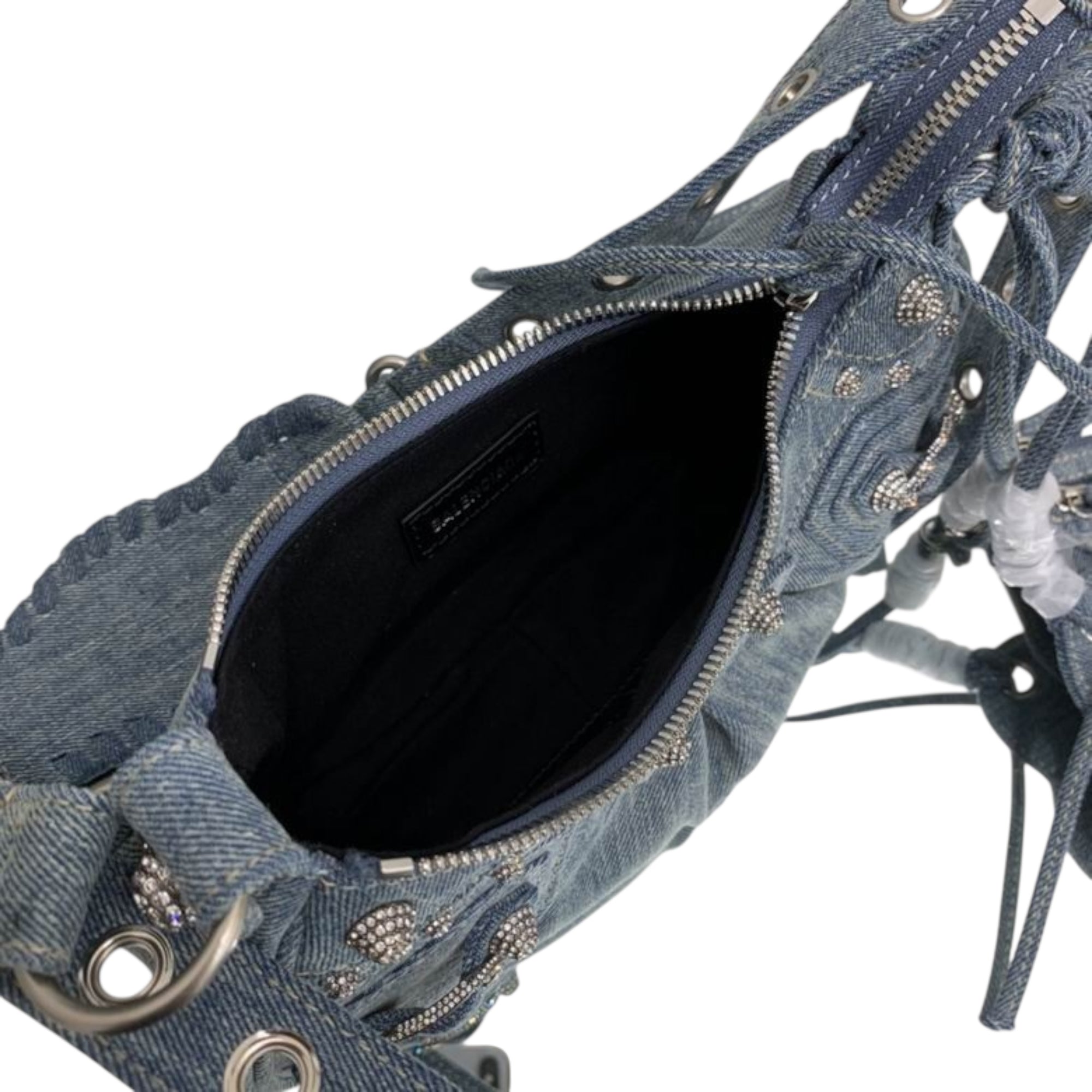 Balenciaga Le Cagole XS Shoulder Bag – Blue Denim