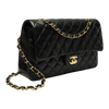 Chanel Classic 11.12 Handbag – Black Lambskin with Gold Hardware