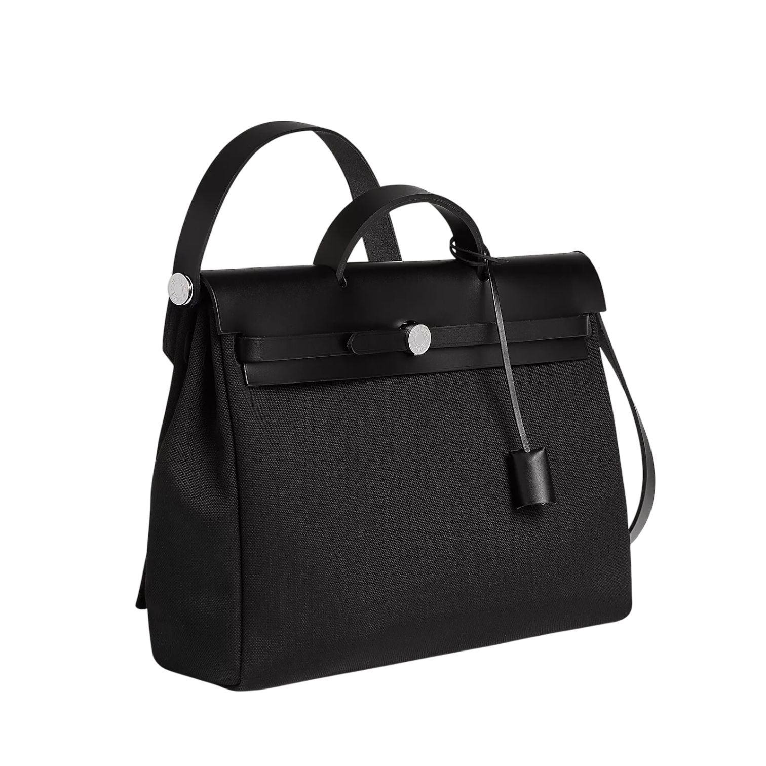 Hermès Herbag Messenger 39 – Black Militaire Canvas