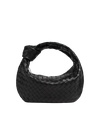 Bottega Veneta Small Jodie – Black Intrecciato Leather