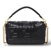 Fendi Baguette Mini – Black Embossed FF Calfskin