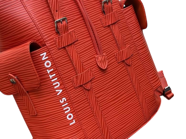 Louis Vuitton x Supreme Christopher PM Backpack - Red Epi Leather