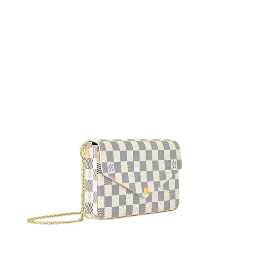 Louis Vuitton Félicie Pochette – Women's – Damier Azur Canvas