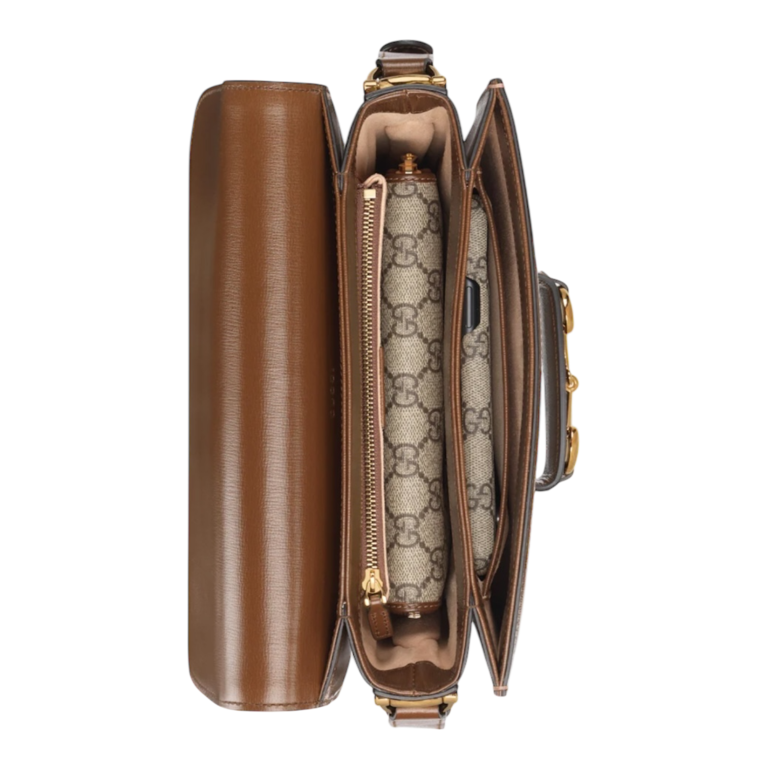 Gucci Horsebit 1955 Medium Shoulder Bag – GG Supreme Brown