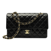 Chanel Classic 11.12 Handbag – Black Lambskin with Gold Hardware