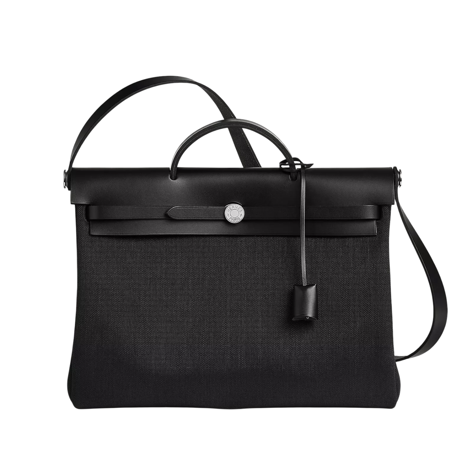 Hermès Herbag Messenger 39 – Black Militaire Canvas