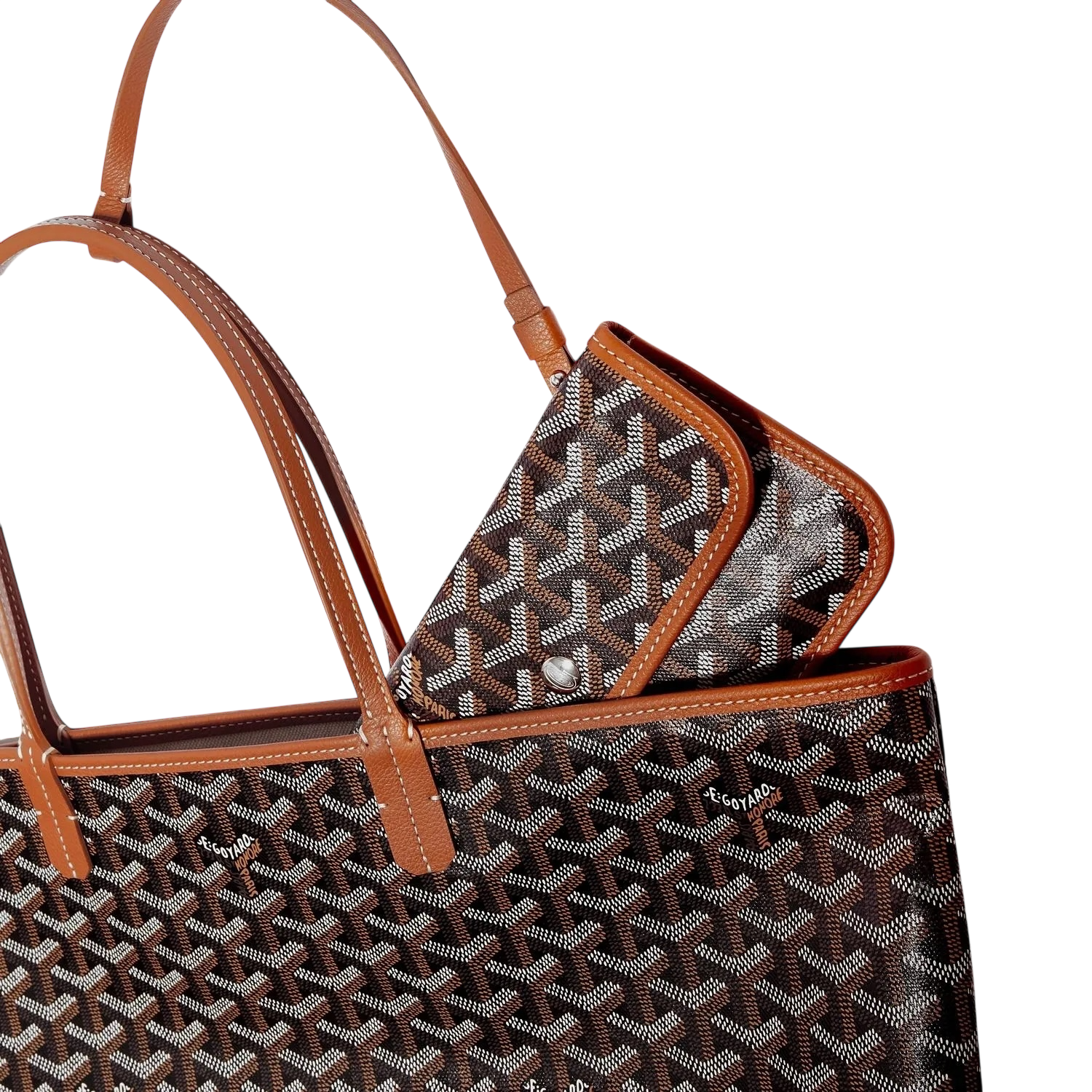 Goyard Saint Louis PM Bag – Black & Tan Goyardine