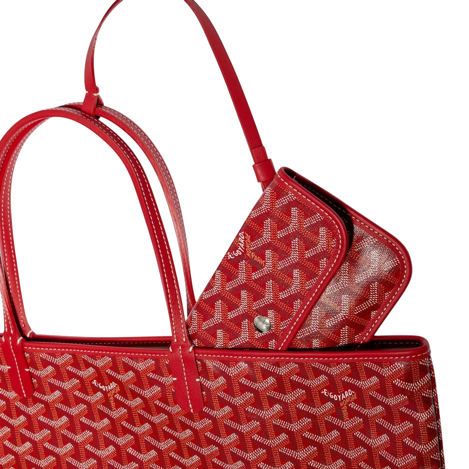 Goyard Saint Louis PM Bag – Red Goyardine